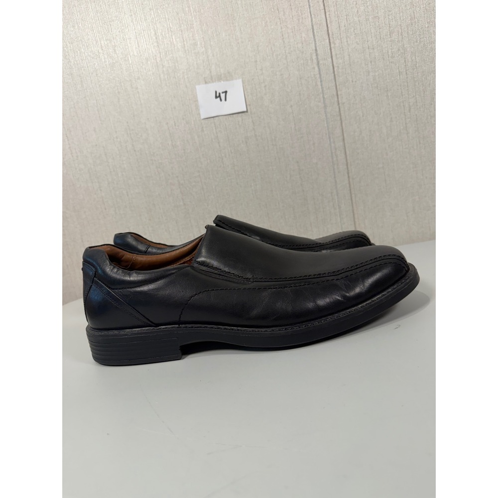 Johnston & Murphy Stanton 2.0 Moc Venetian Slip-On, Black Full Grain men sz 14 M